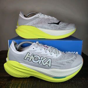 NEW Hoka One One Mach X 2 Mens Size 12 D Running Shoes 1155119 FCT Gray Green